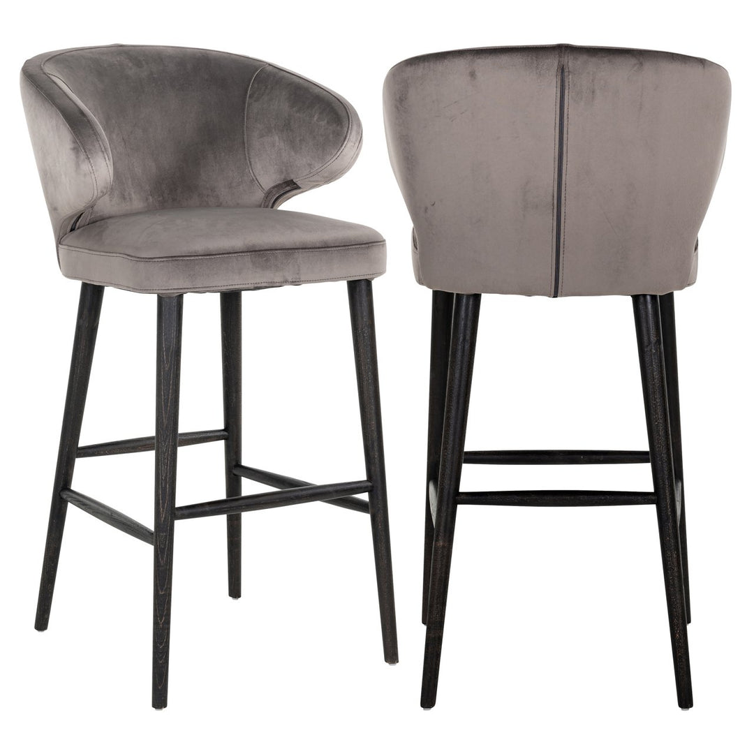 Barstoel Indigo stone velvet
