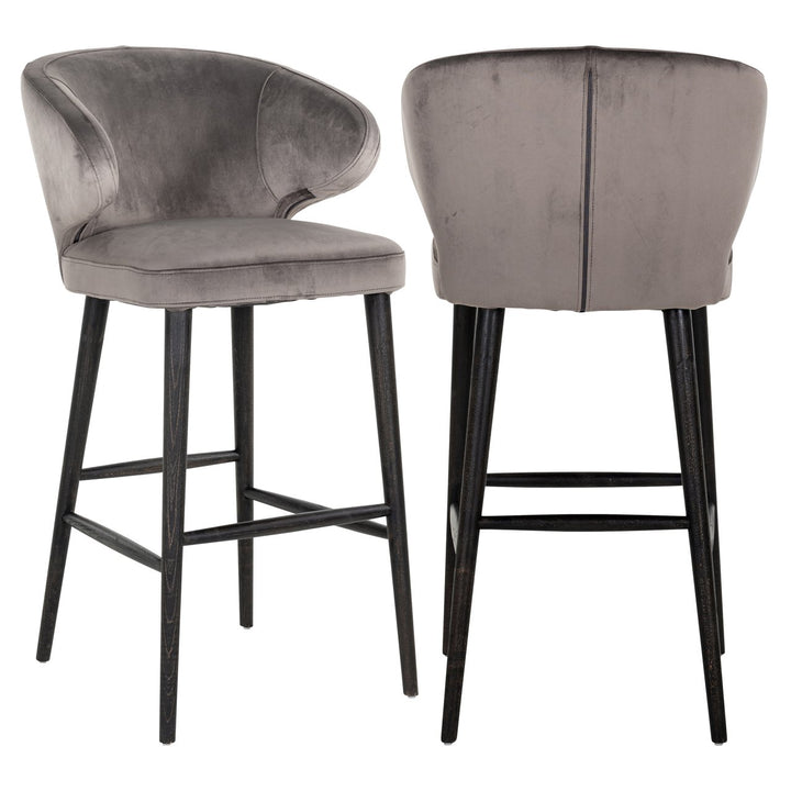 Barstoel Indigo stone velvet