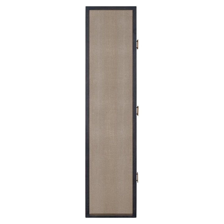 Console Bloomville brass shagreen