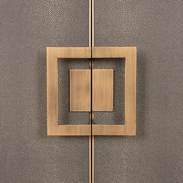 Dressoir Bloomville brass shagreen