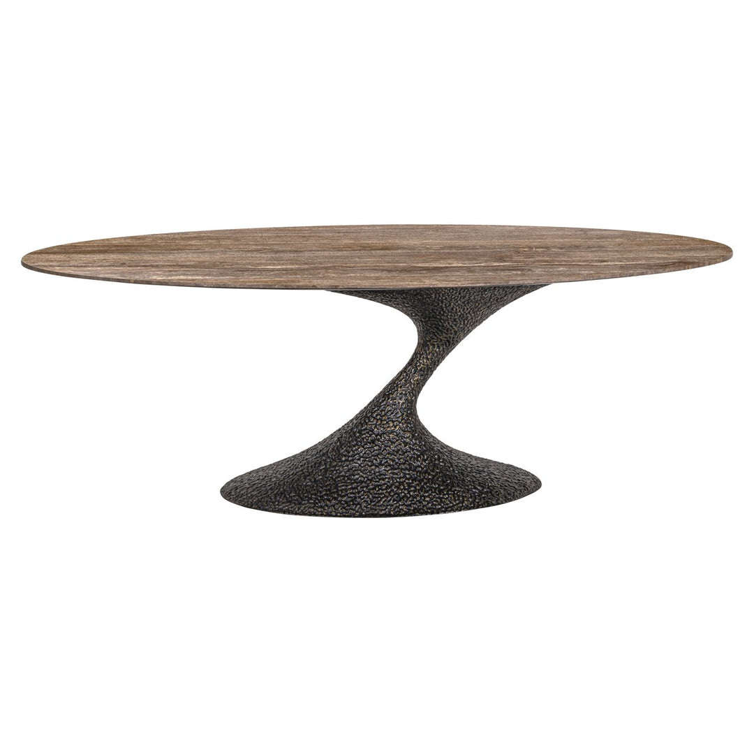 Eettafel Russo ash brown oval 235