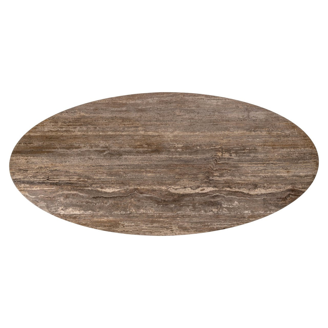 Eettafel Russo ash brown oval 235