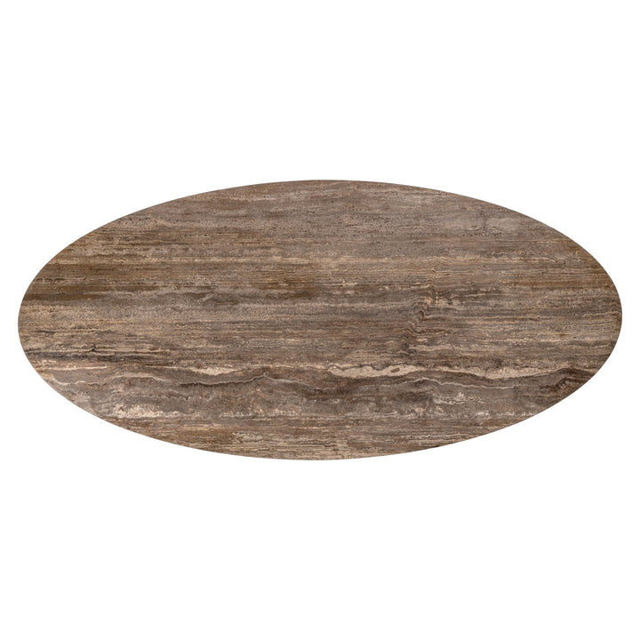 Eettafel Russo ash brown oval 235