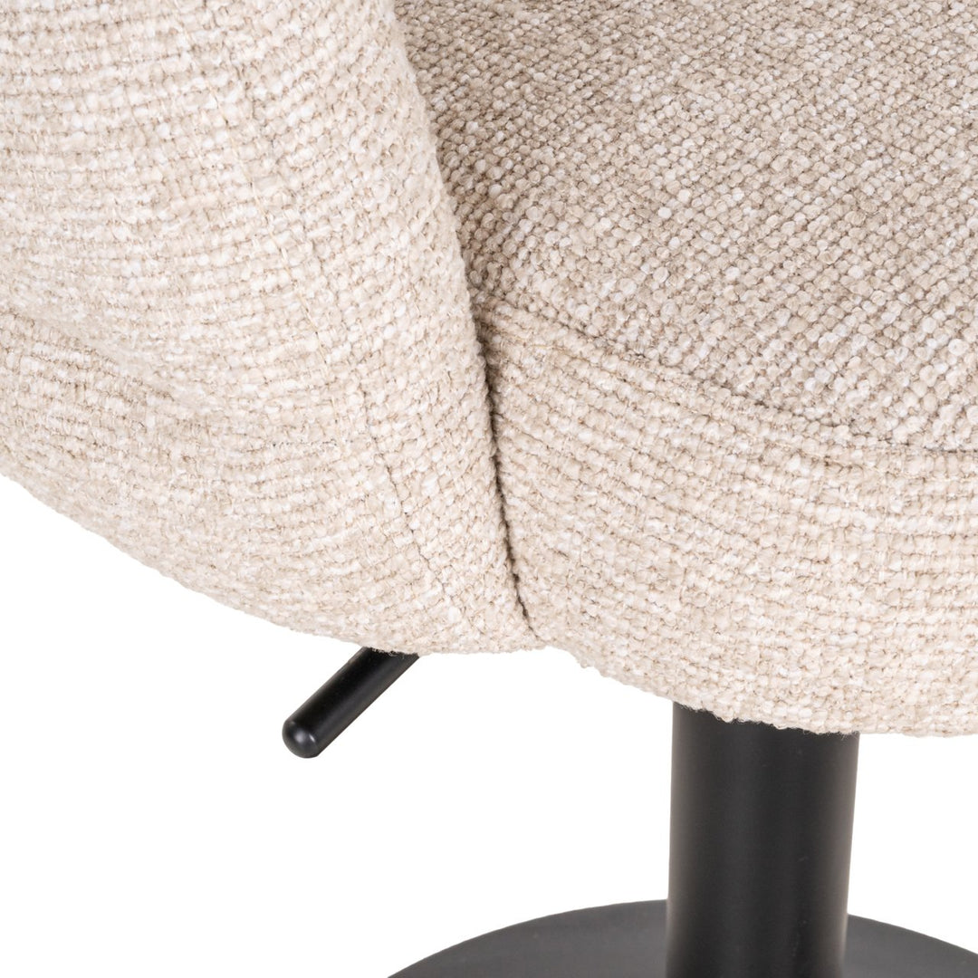 Barstoel Nikki biscotti swivel fire retardant