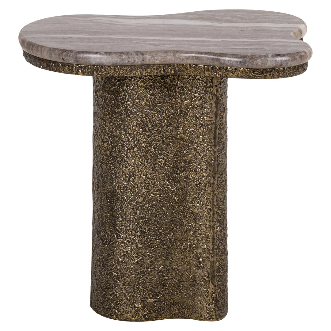 Bijzettafel Abandos brass antique