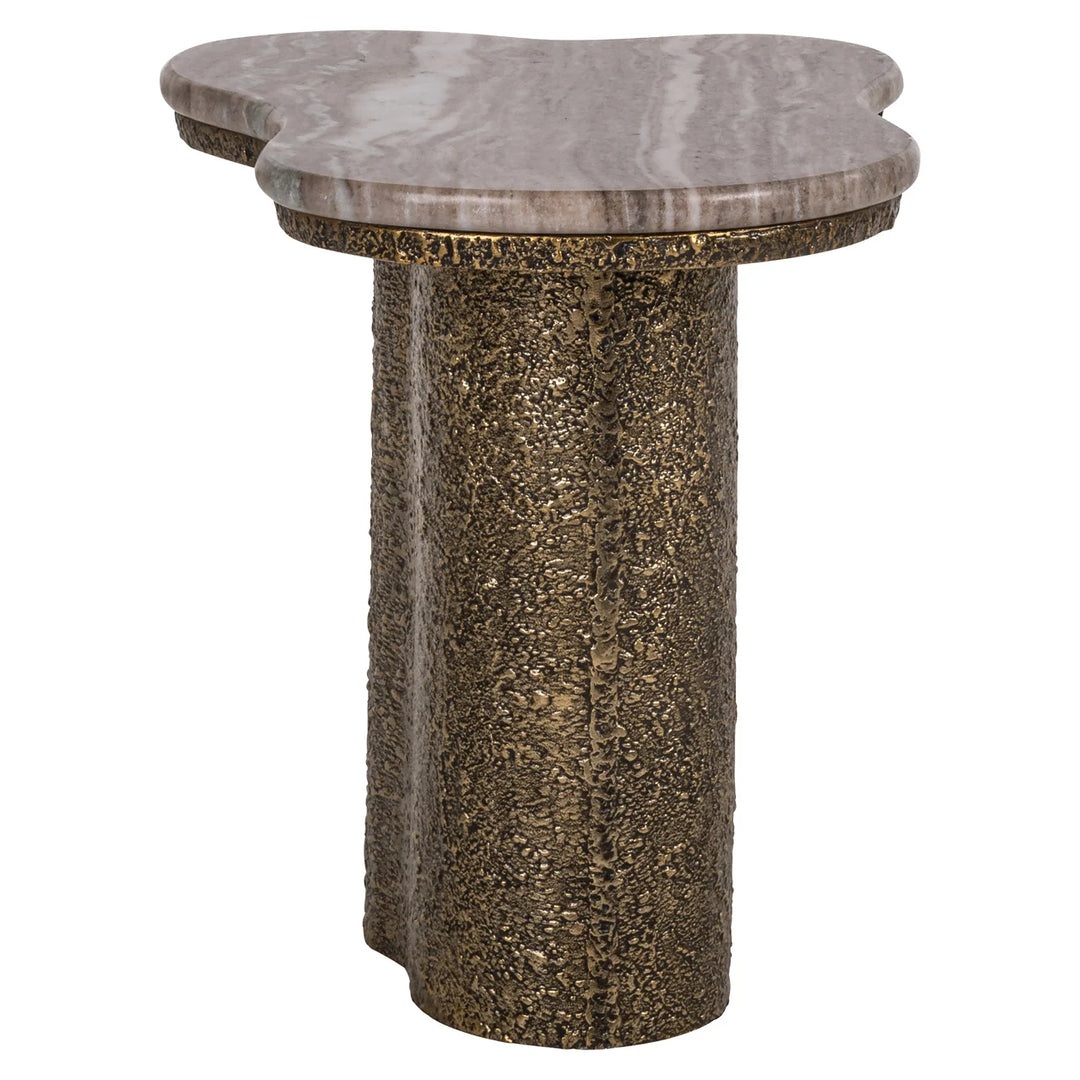 Bijzettafel Abandos brass antique