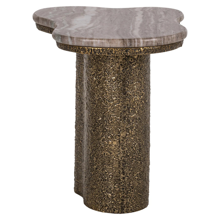 Bijzettafel Abandos brass antique