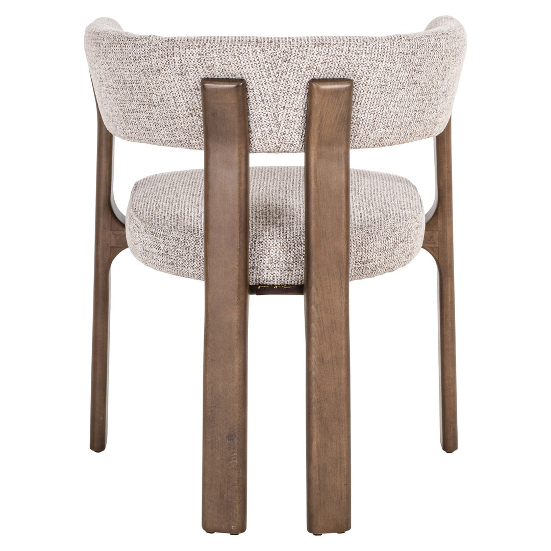 Eetkamerstoel Contigo mocca fancy