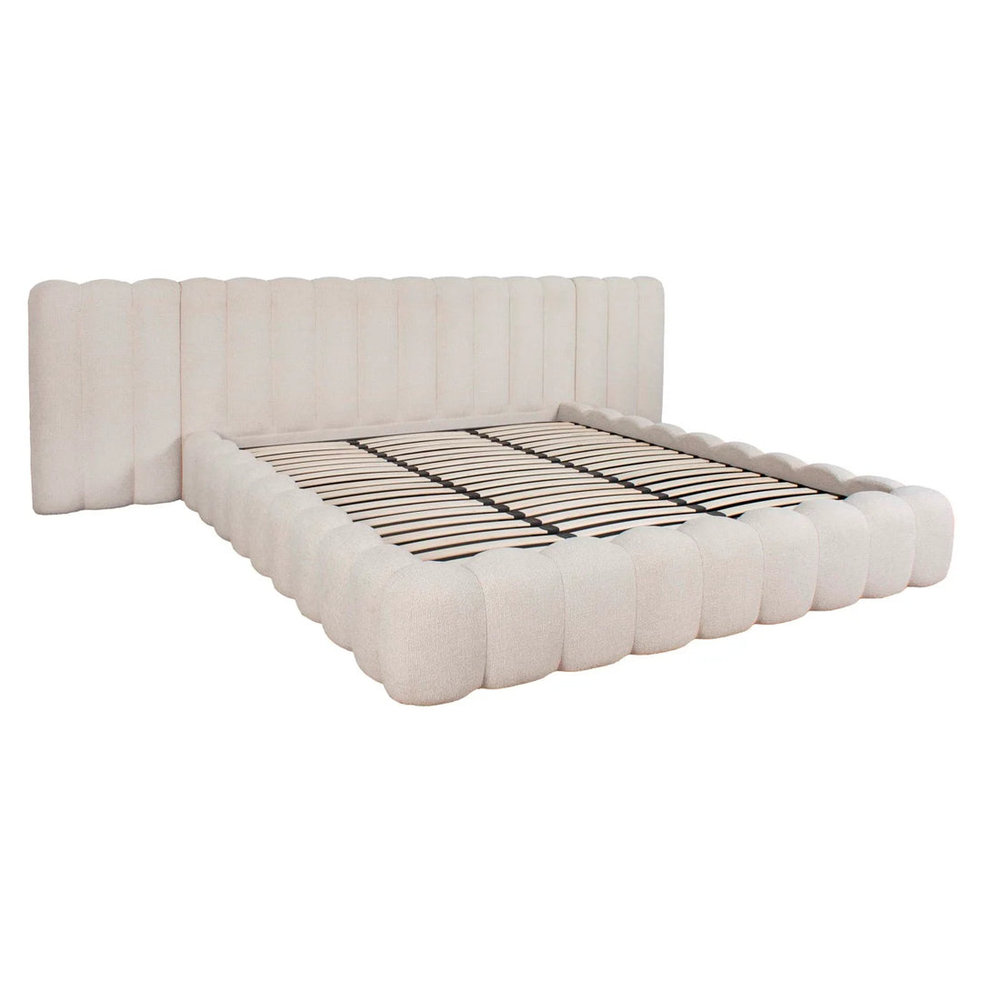 Bed Cupidon cream fancy 180x210 (mattress size (excl.)) with storage