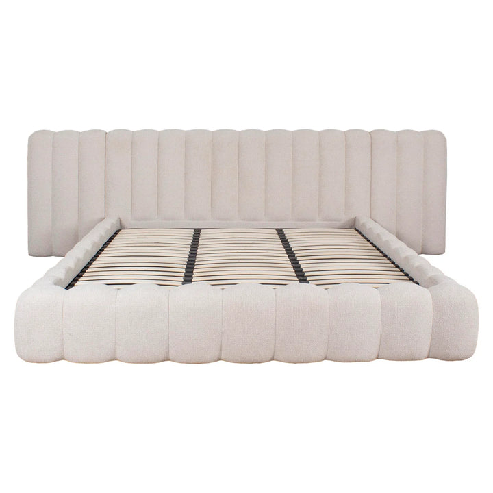 Bed Cupidon cream fancy 180x210 (mattress size (excl.)) with storage