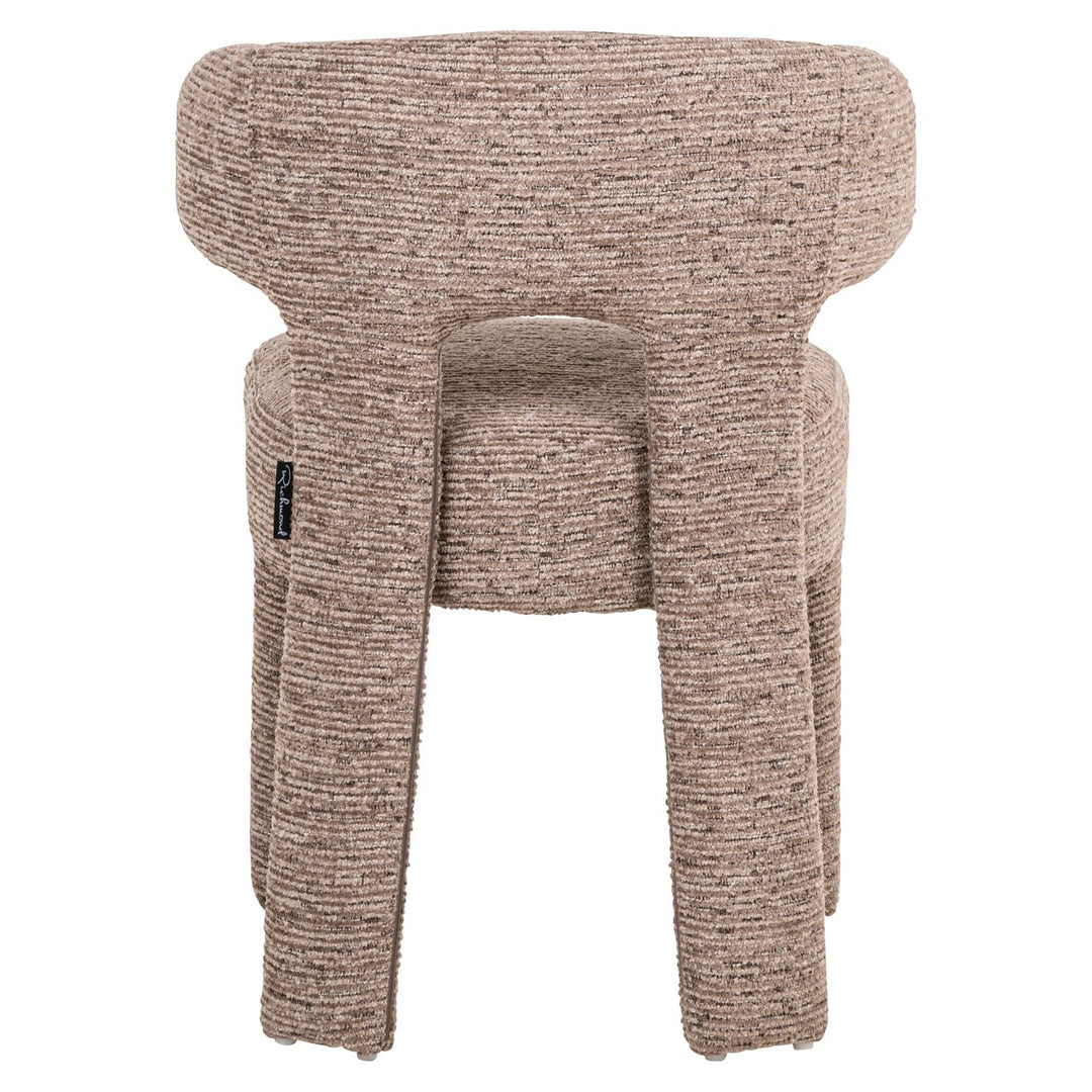 Eetkamerstoel Nerio mocca linear