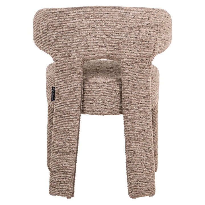 Eetkamerstoel Nerio mocca linear