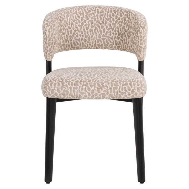 Eetkamerstoel Zeno beige leopard