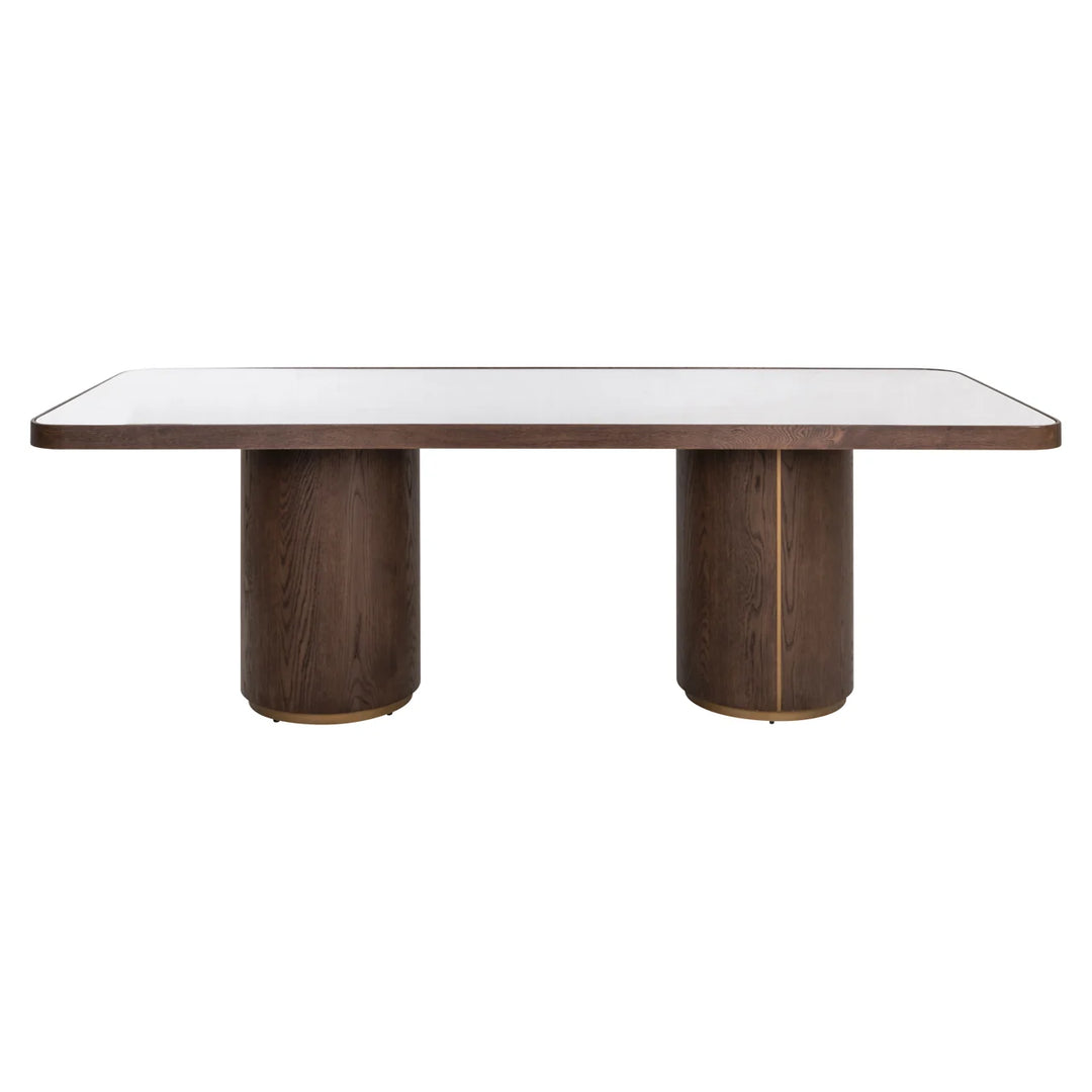 Eettafel Willox beige 235 including glass