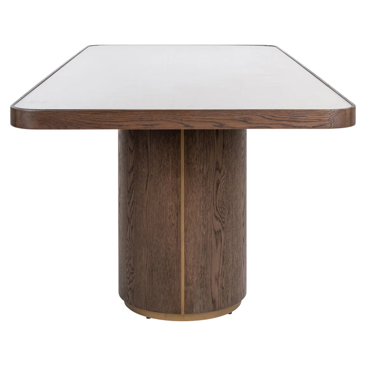 Eettafel Willox beige 235 including glass