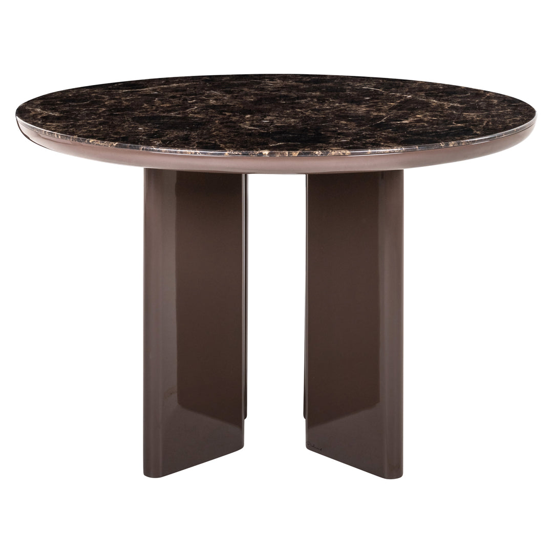 Eettafel Almundi chocolat brown 120Ø