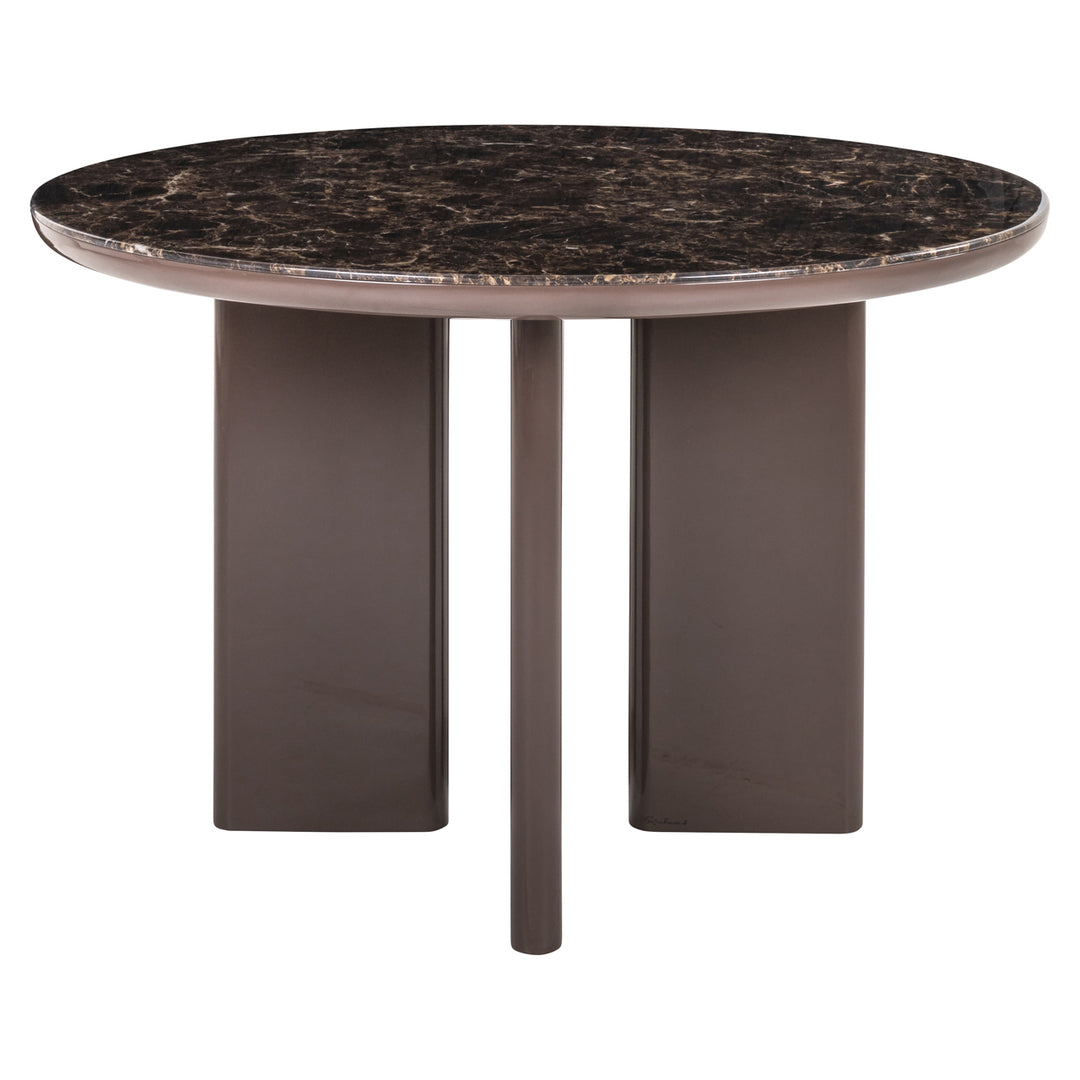 Eettafel Almundi chocolat brown 120Ø