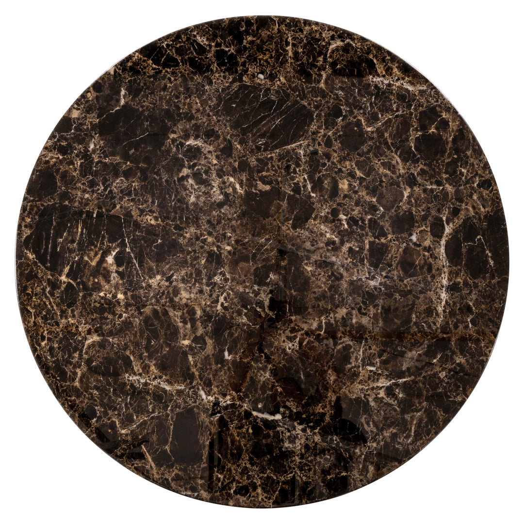 Eettafel Almundi chocolat brown 120Ø