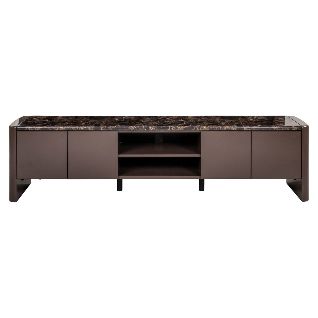 TV-meubel Almundi chocolat brown