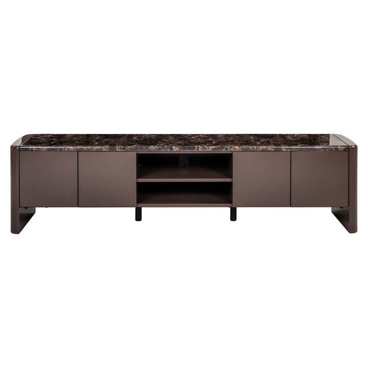 TV-meubel Almundi chocolat brown