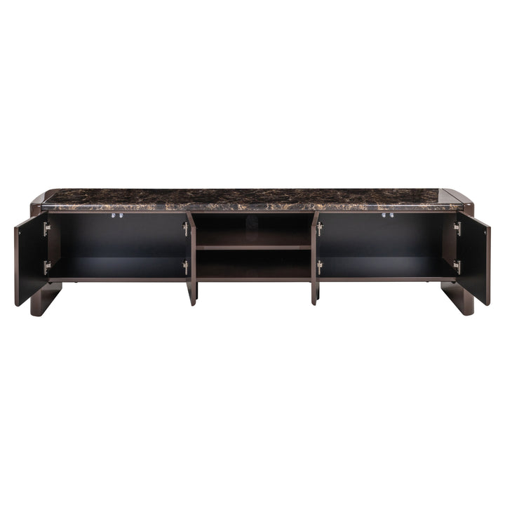 TV-meubel Almundi chocolat brown