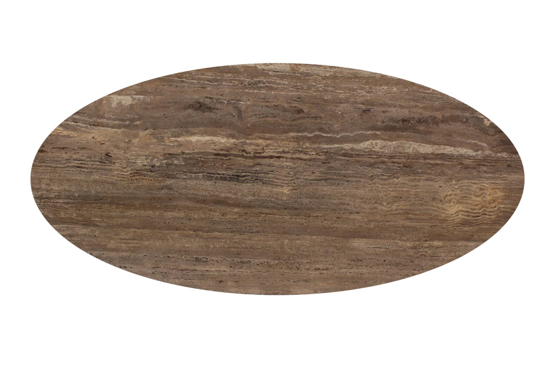 Eettafel Russo ash brown oval 235