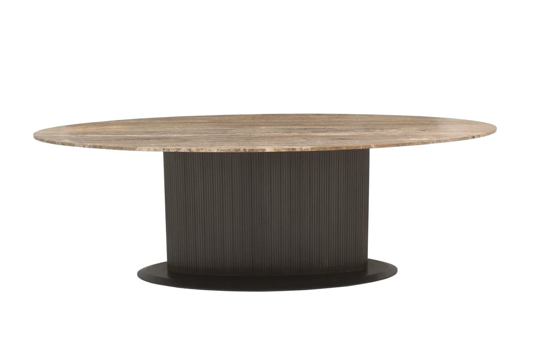 Eettafel Russo ash brown oval 235