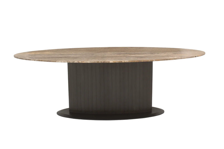 Eettafel Russo ash brown oval 235