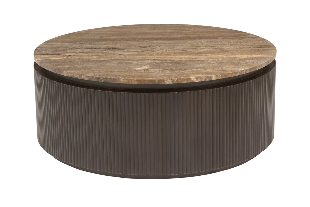 Salontafel Russo ash brown 90Ø