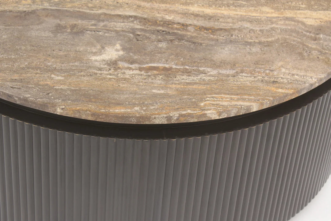 Salontafel Russo ash brown 90Ø
