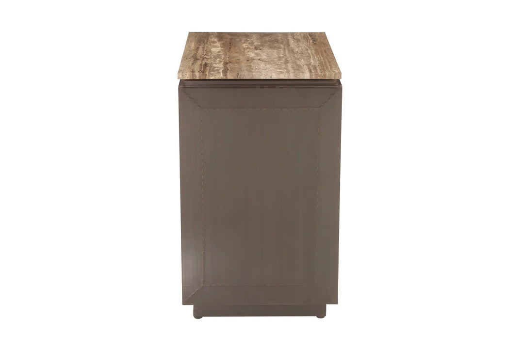 Nachtkastje Russo ash brown 3-drawers