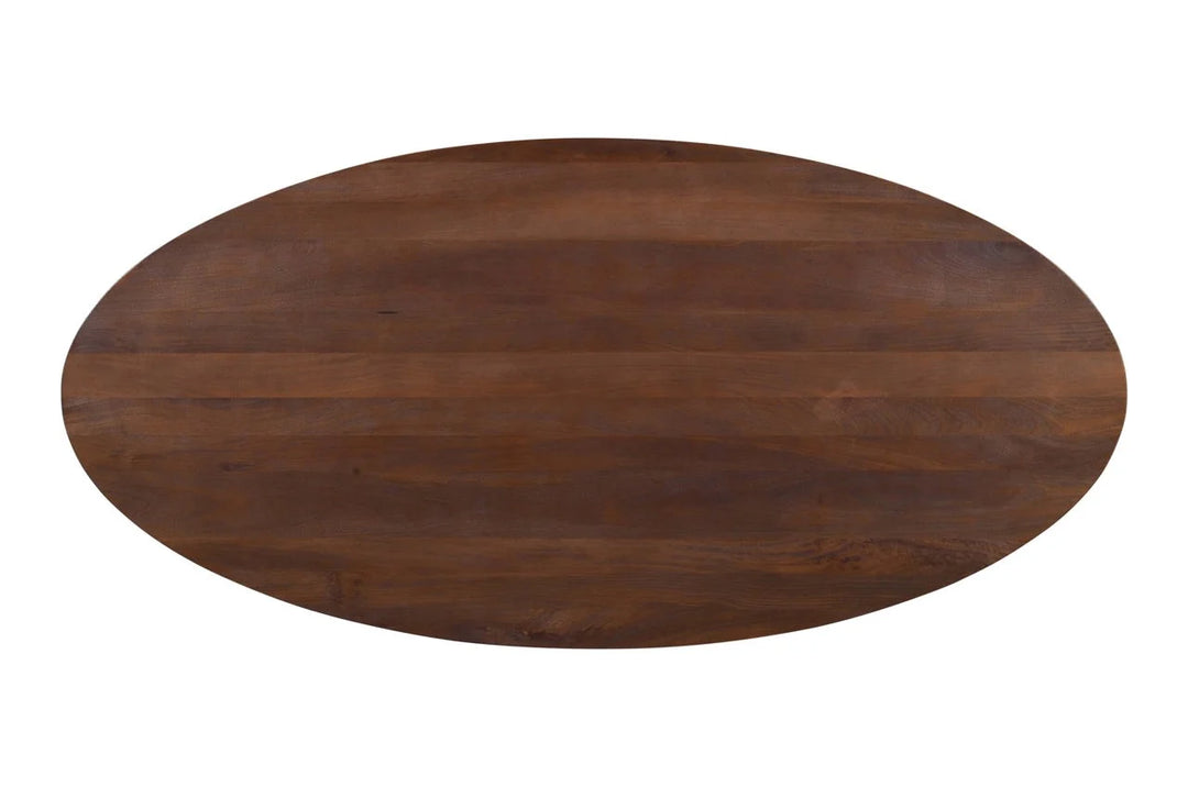 Eettafel Stafford spicebrown oval 230