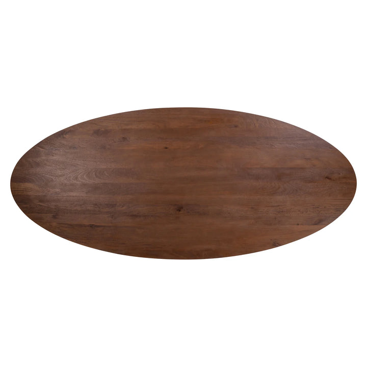 Eettafel Stafford spicebrown oval 280