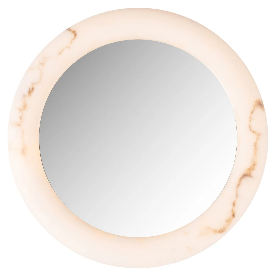 Wandlamp Oravelle white mirror 60Ø
