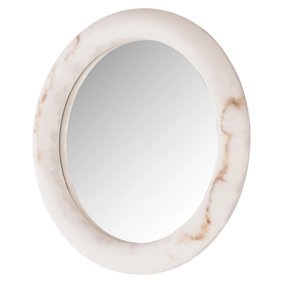 Wandlamp Oravelle white mirror 60Ø