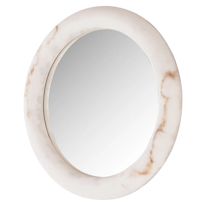 Wandlamp Oravelle white mirror 60Ø
