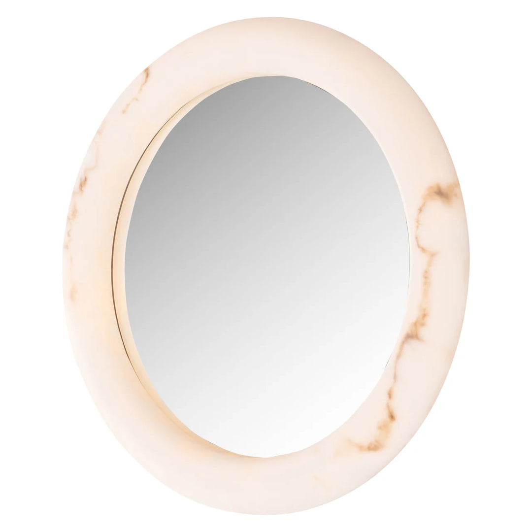 Wandlamp Oravelle white mirror 60Ø