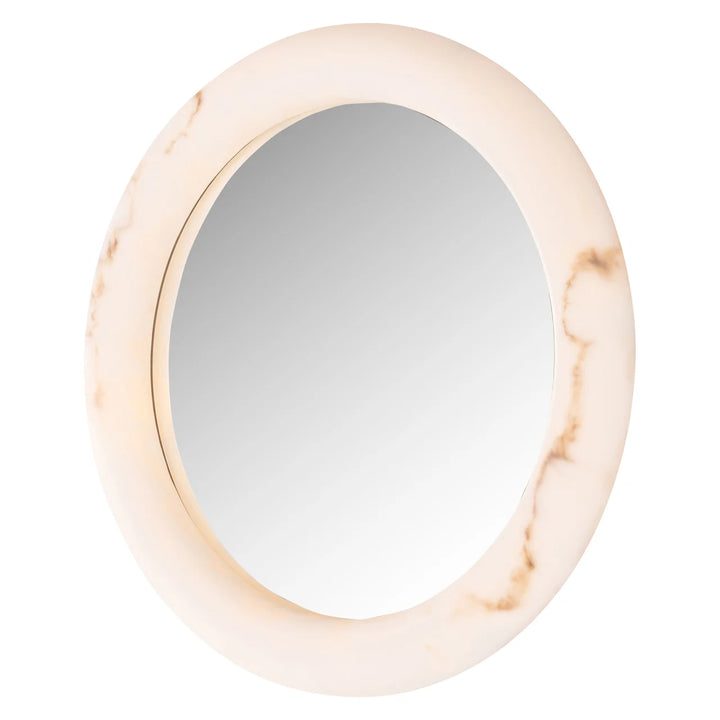 Wandlamp Oravelle white mirror 60Ø