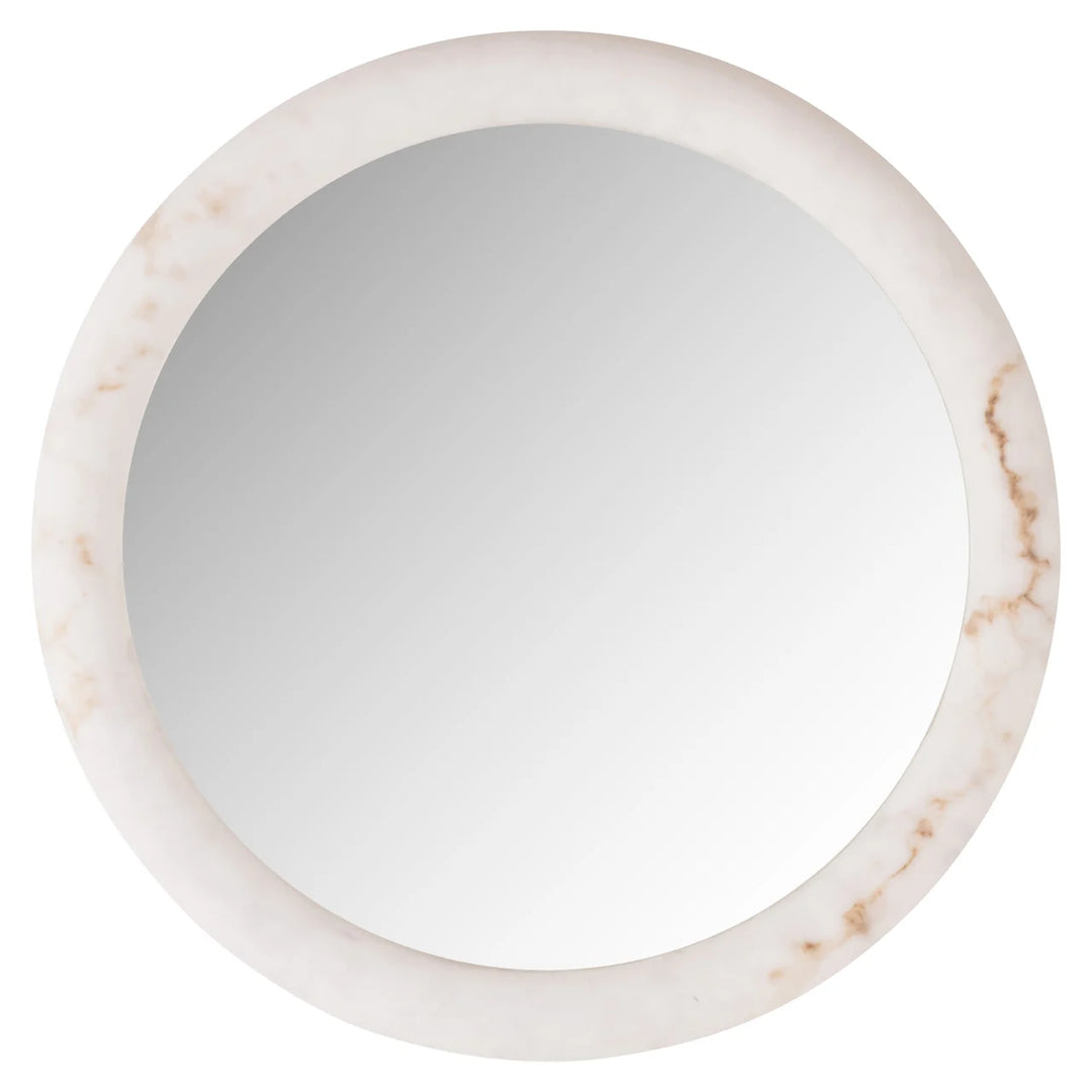 Wandlamp Oravelle white mirror 80Ø