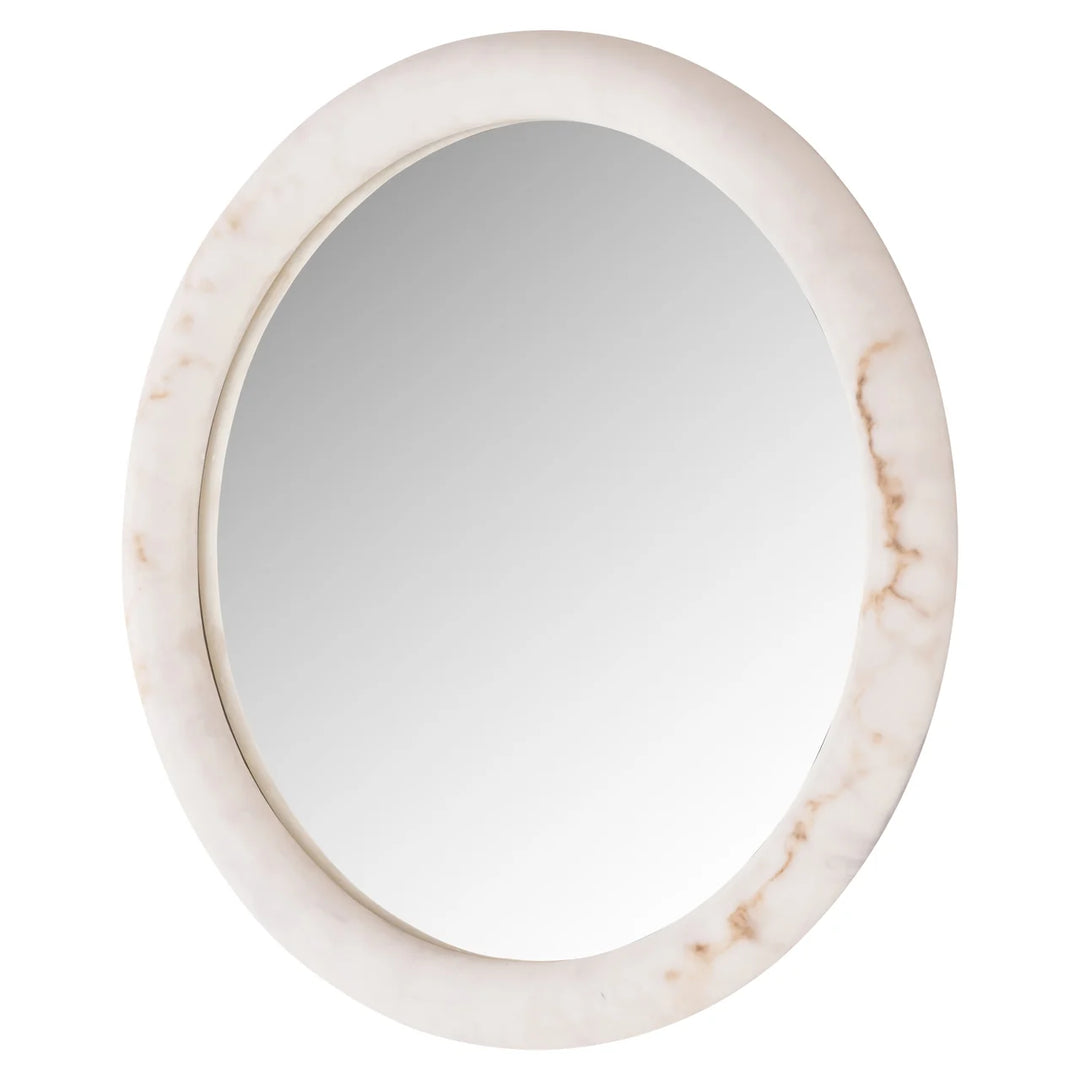 Wandlamp Oravelle white mirror 80Ø