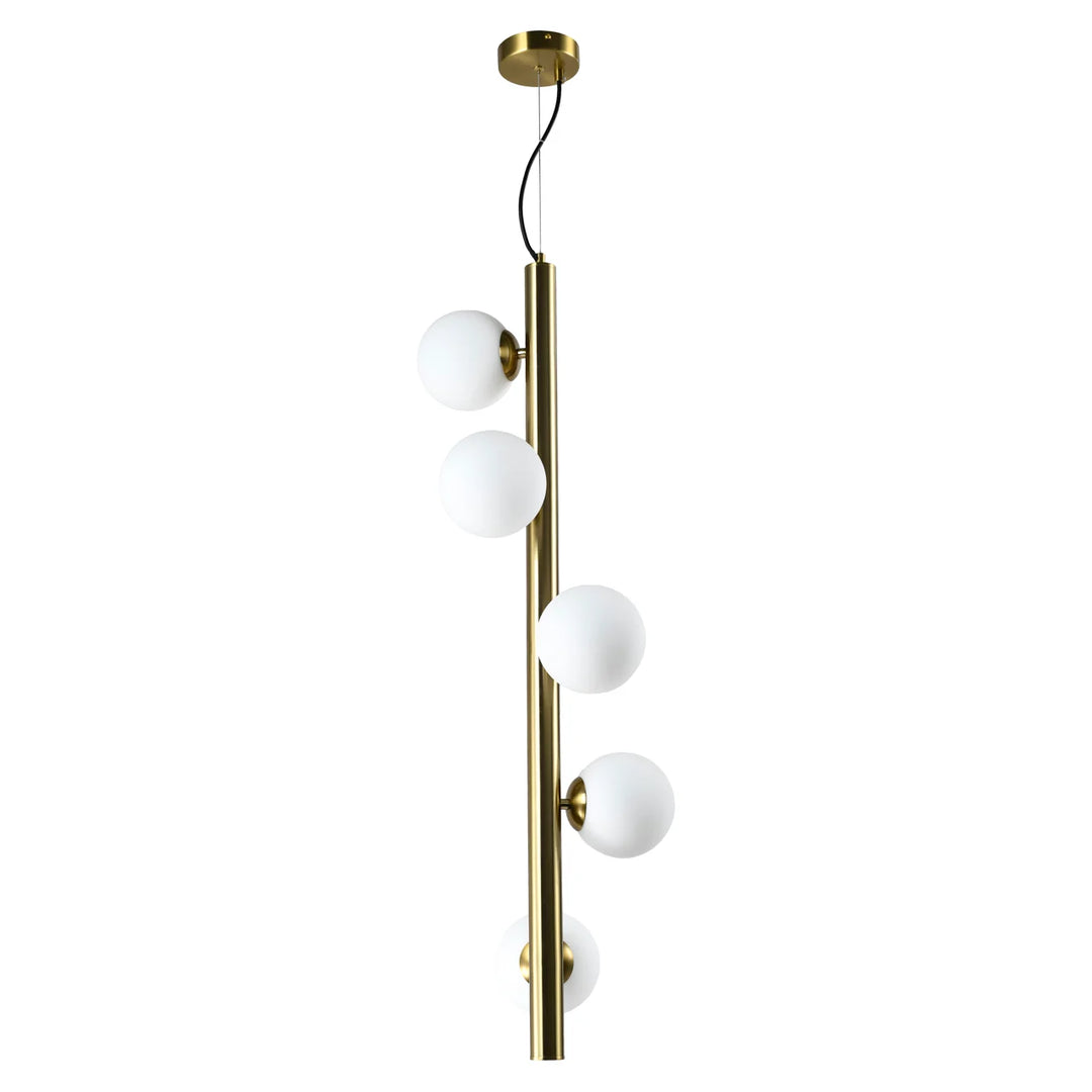 Hanglamp Elorie brass antique