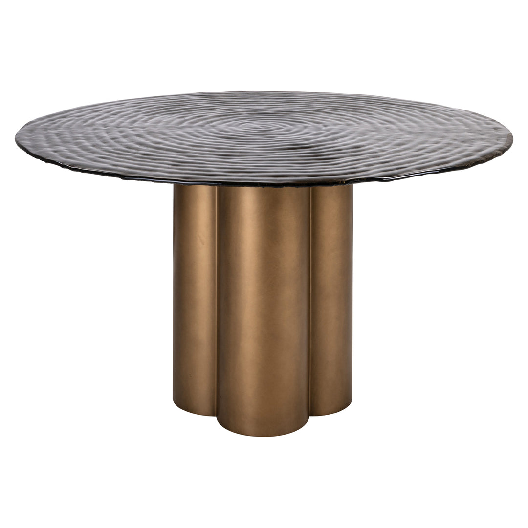Eettafel Glastonburry gold antique 135Ø