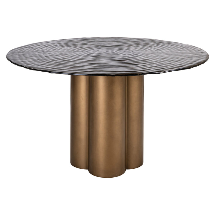 Eettafel Glastonburry gold antique 135Ø
