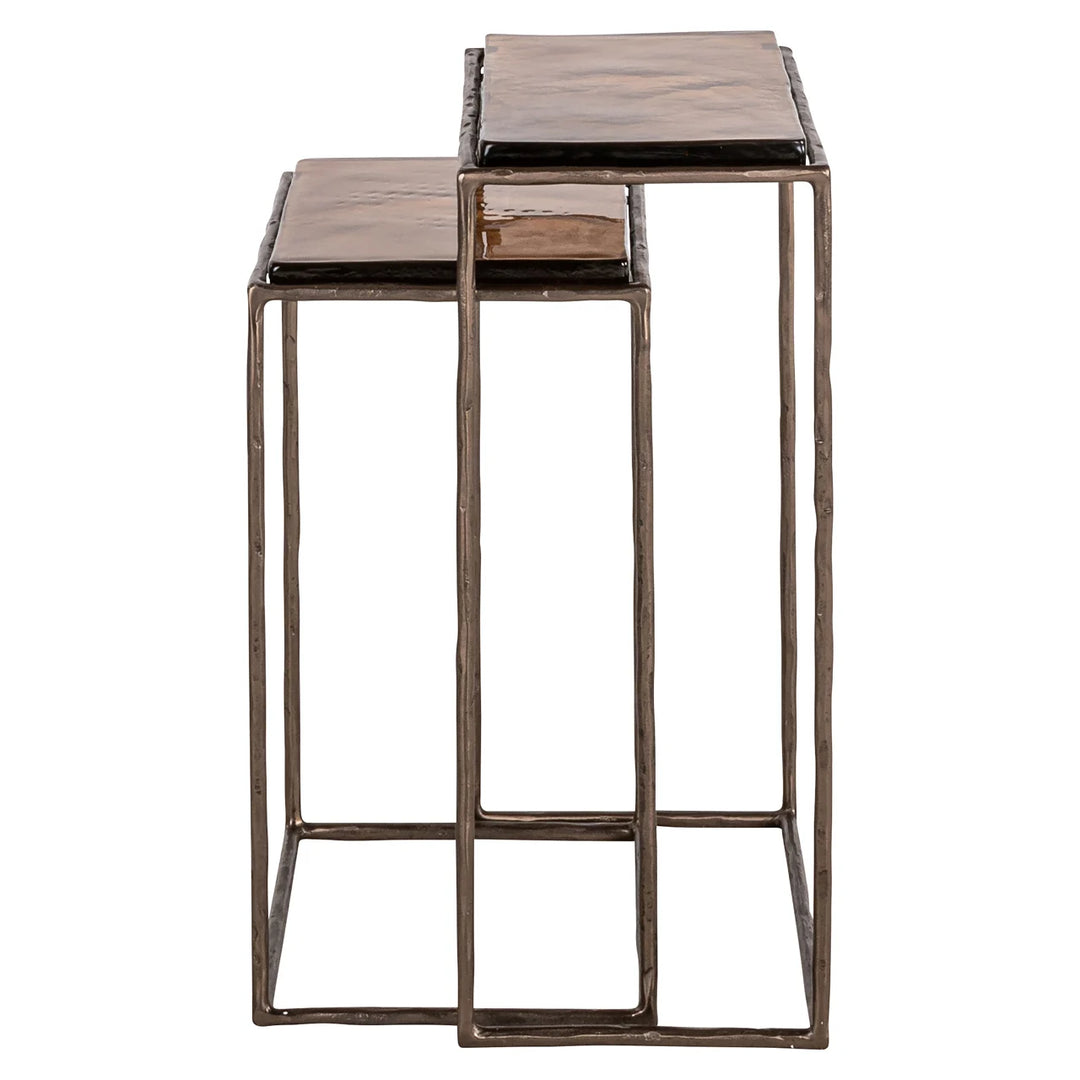 Bijzettafel Villano bronze  (Set of 2)