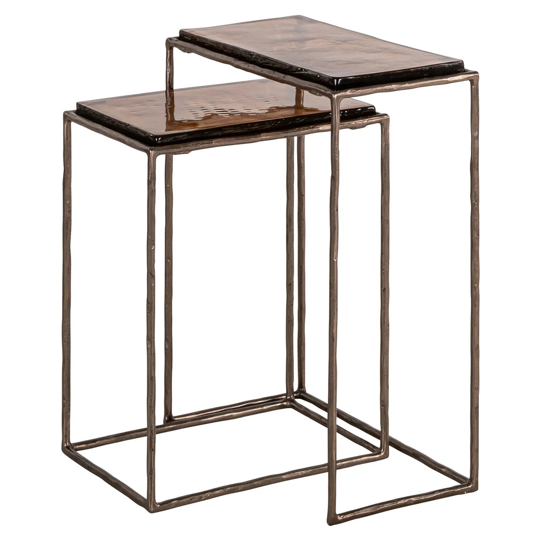 Bijzettafel Villano bronze  (Set of 2)