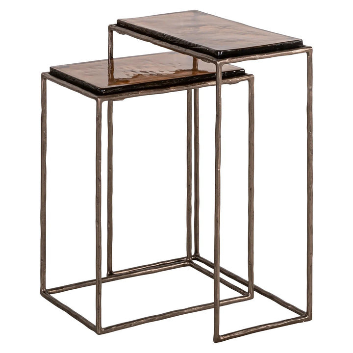 Bijzettafel Villano bronze  (Set of 2)