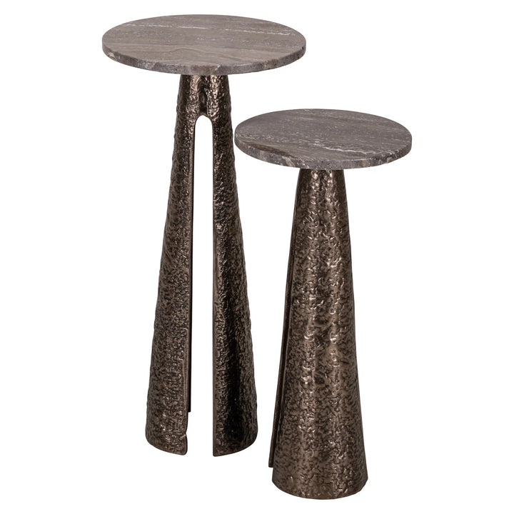 Bijzettafel Eldora bronze 30Ø