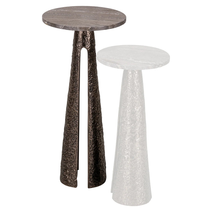 Bijzettafel Eldora bronze 30Ø