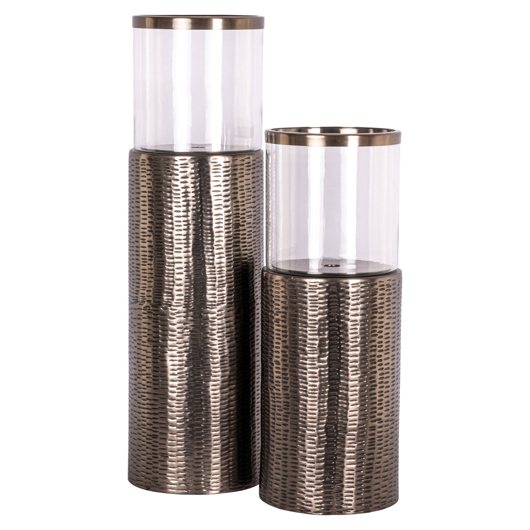 Windlicht Faylen bronze L