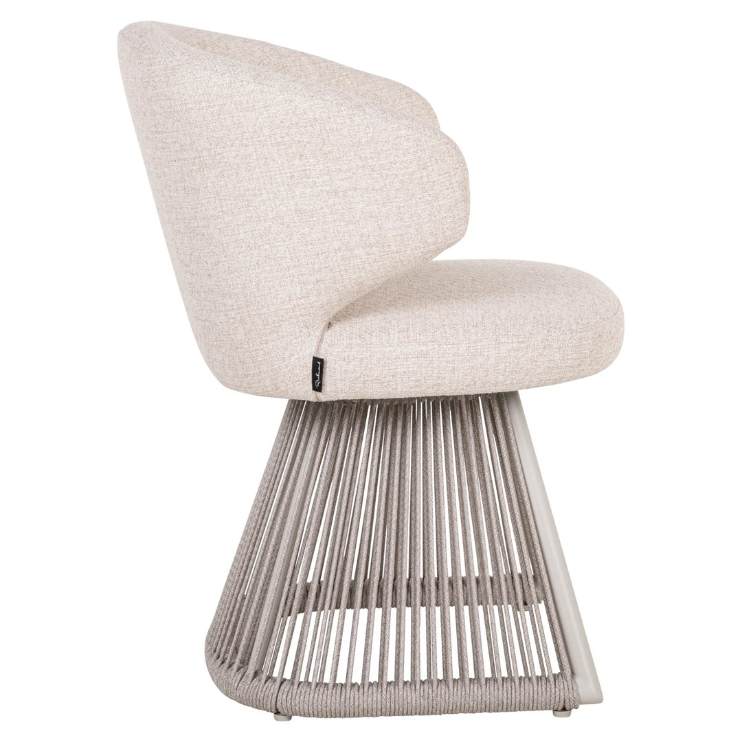 Outdoor eetkamerstoel Nuba beige alpine